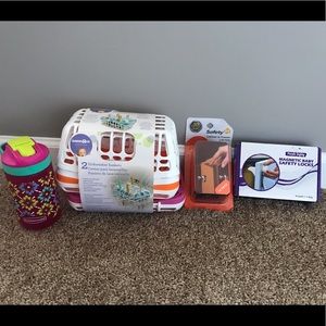 Dishwasher baskets (2) safety locks water bottle